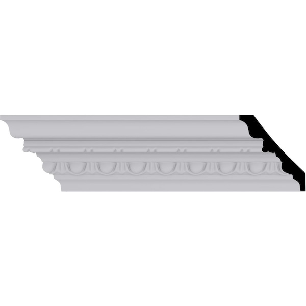 Ekena Millwork 3 5/8"H x 3 3/8"P x 5"F x 94 1/2"L Stockport Traditional Crown Moulding MLD03X03X05ST - main